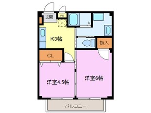 カミューナの物件間取画像